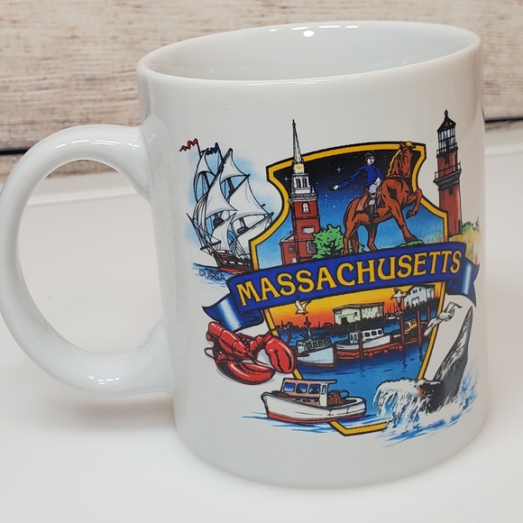 ❌️SOLD❌️ Massachusetts vintage coffee mug - Picture 3 of 5